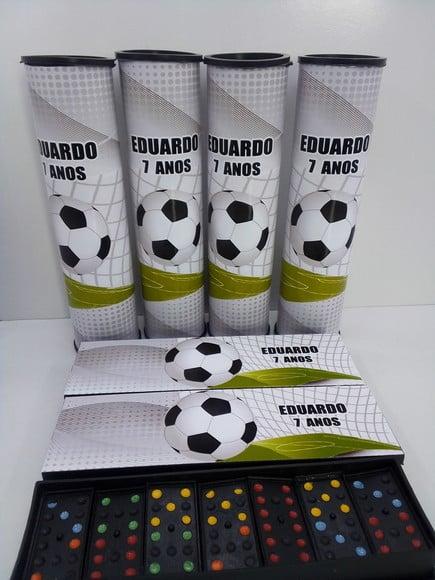 Kit Domino e Pega Varetas Tema Futebol