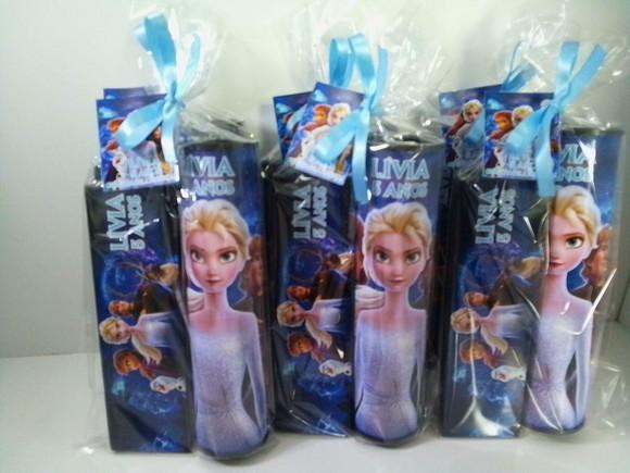 Kit Domino e Pega Varetas Tema Frozen
