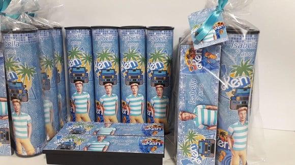 Kit Domino e Pega Varetas Tema Ken