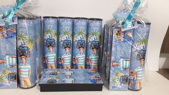 Kit Domino e Pega Varetas Tema Ken