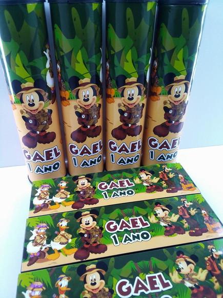 Kit Domino e Pega Varetas Tema Mickey Safari