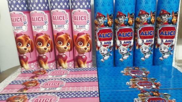 Kit Domino e Pega Varetas Tema Patrulha Canina