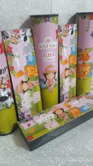 Kit Domino e Pega Varetas Tema Safari Baby Menina