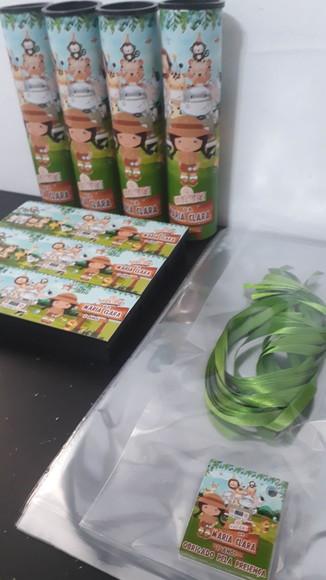 Kit Domino e Pega Varetas Tema Safari Baby Menina