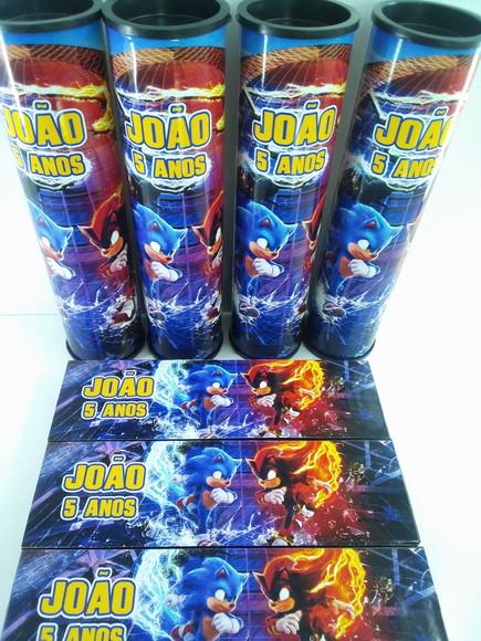 Kit Domino e Pega Varetas Tema Sonic