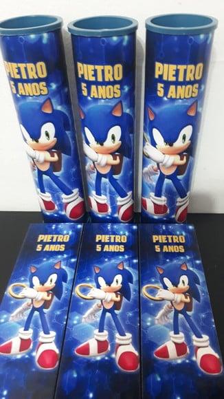 Kit Domino e Pega Varetas Tema Sonic