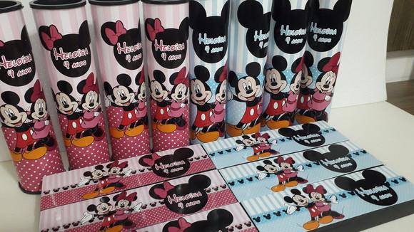Kit Domino e Pega Varetas Tema Minnie e Mickey
