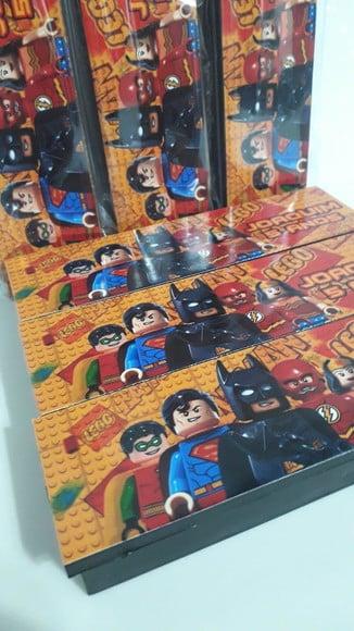 Kit Domino Tema Lego Herois