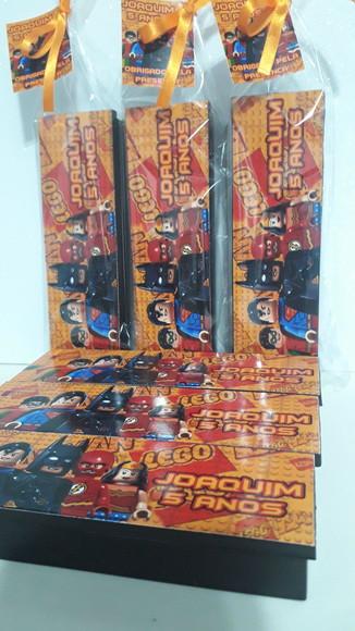 Kit Domino Tema Lego Herois