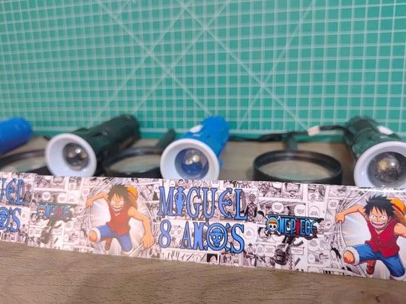 Kit Lanterna + Lupa no Tema One Piece