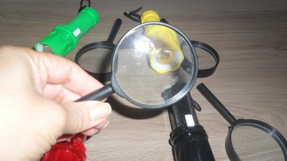 Kit Lanterna + Lupa sem Personalizar