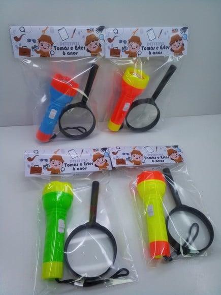 Kit Lanterna e Lupa Tema Detetives