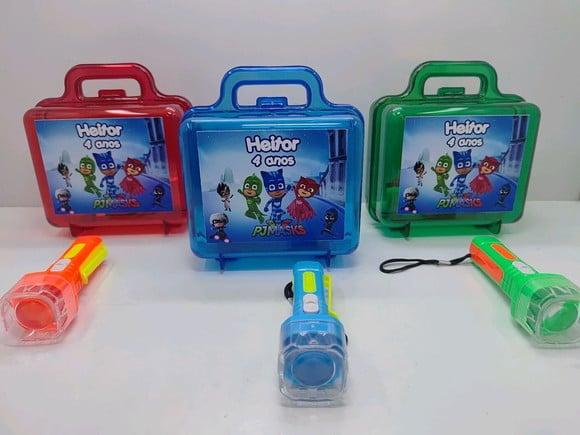 Kit Maletinha Acrílica + Lanterna Pijamas