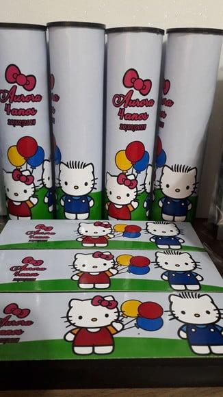Kit Pega Vareta + Domino Hello Kitty