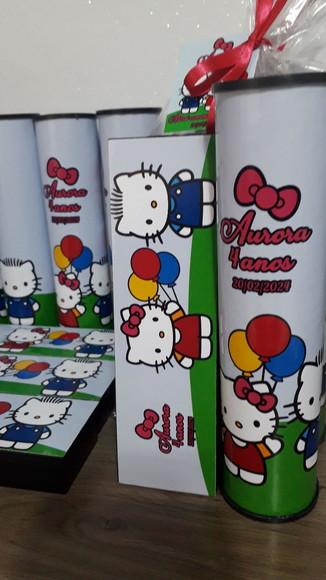 Kit Pega Vareta + Domino Hello Kitty