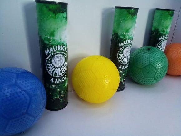 Kit Pega Vareta + Mini Bola 10cm Tema Futebol