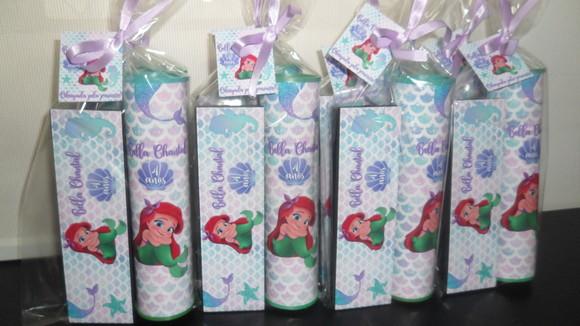 Kit Pega Varetas + Dominó Personalizado Pequena Sereia