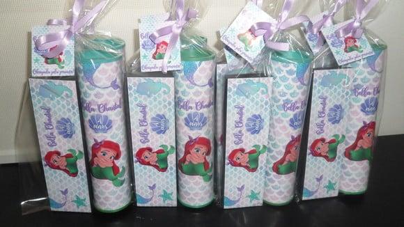 Kit Pega Varetas + Dominó Personalizado Pequena Sereia