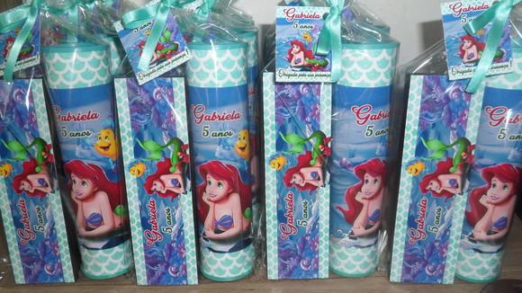 Kit Pega Varetas + Dominó Personalizado Pequena Sereia