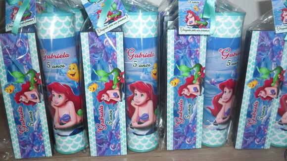 Kit Pega Varetas + Dominó Personalizado Pequena Sereia