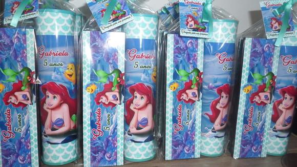 Kit Pega Varetas + Dominó Personalizado Pequena Sereia