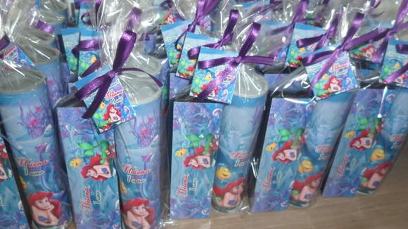 Kit Pega Varetas + Dominó Personalizado Pequena Sereia
