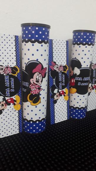 Kit Pega Varetas + Dominó Personalizado Tema Minnie e Mickey