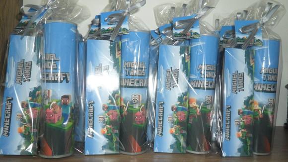 Kit Pega Varetas + Dominó Tema Minecraft