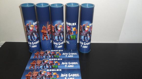 Kit Pega Varetas + Dominó Personalizado Tema Roblox