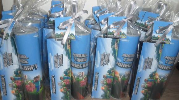 Kit Pega Varetas + Dominó Tema Minecraft