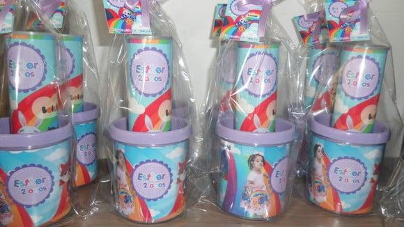 Kit Personalizado Caneca Acrílica + Pega Varetas