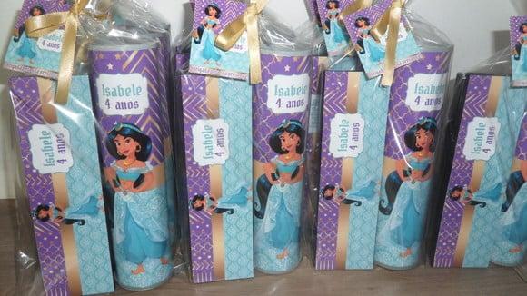 Kit Personalizado Domino e Pega Varetas Tema Jasmine