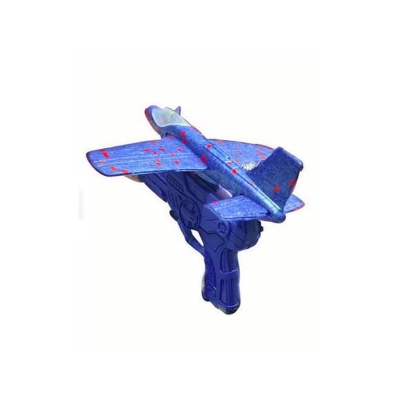 Lançador de Avião Isopor com Luz Planador Brinquedo Infantil
