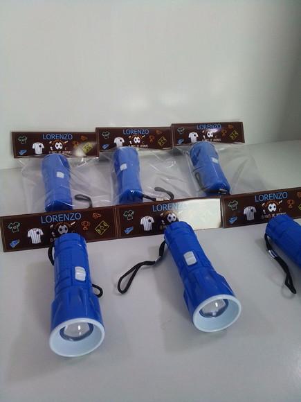 Lanterna Brinquedo Infantil Personalizada Futebol