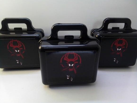 Maletinha Plástica Personalizada Tema Homem Aranha Verso