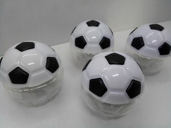Mini Baleiro Bola Tema Futebol 5x5x5cm