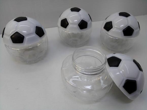 Mini Baleiro Bola Tema Futebol 5x5x5cm