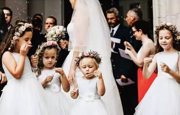 Mini Bolhas de Sabão Casamento Já com Líquido 11cm