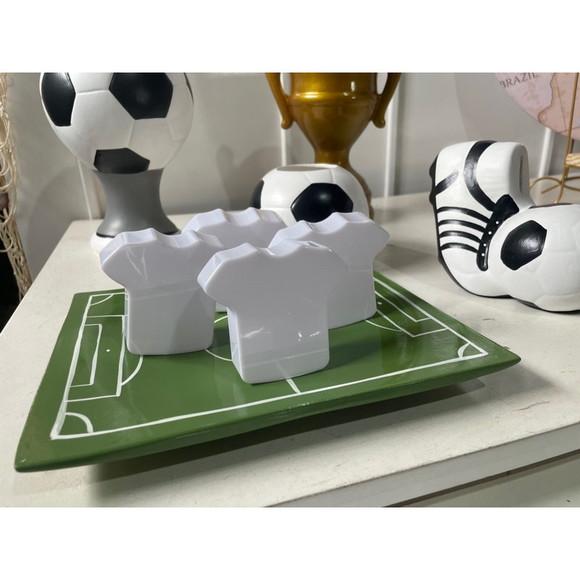 Mini Camisa de Futebol de Plastico Tipo Baleiro 8cm