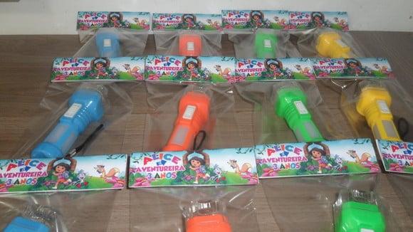 Mini Lanterna Personalizado com Tema Dora Aventureira