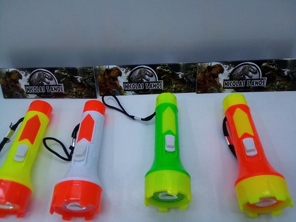 Mini Lanterna Personalizado com Tema Dinossauro