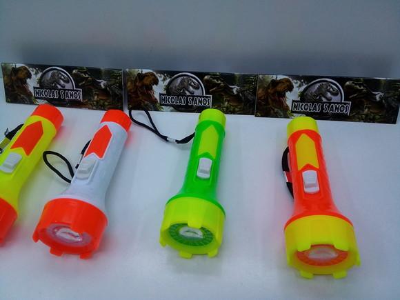 Mini Lanterna Personalizado com Tema Dinossauro
