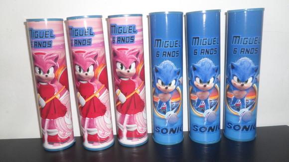 Pega Varetas Tema Sonic Menina e Sonic Menino