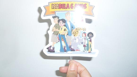 Topo de Bolo Irmãos Kratts