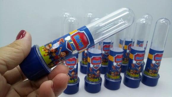 Tubete Personalizado Tema Patrulha Canina