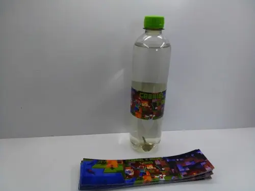 Adesivo Garrafa Somente Rotulo
