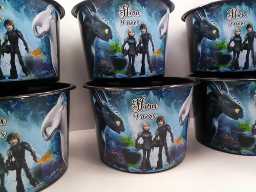 Balde de Pipoca Várias Cores de 1,5l Personalizado