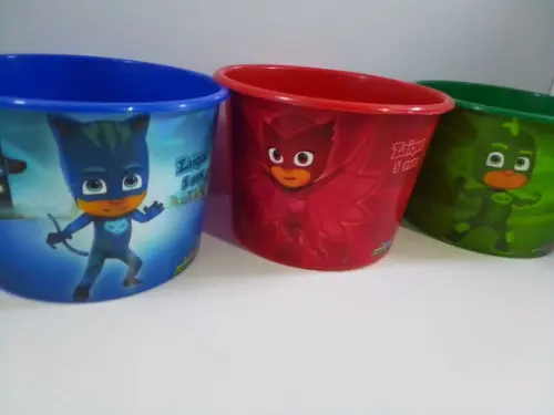 Balde de Pipoca Várias Cores de 1,5l Personalizado