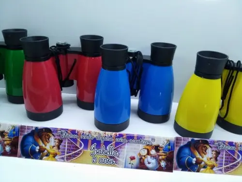 Binoculo Cores Sortidas Personalizado a Bela e a Fera