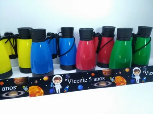 Binoculo Cores Sortidas Personalizado no Tema Astronauta